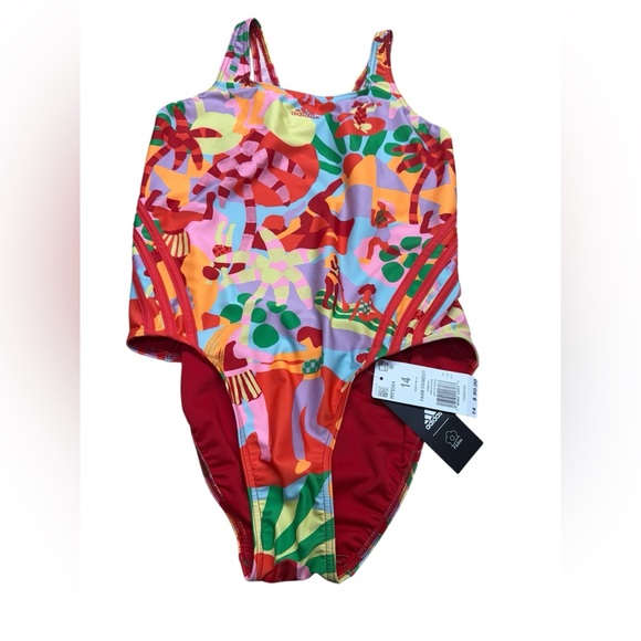 adidas Other - ADIDAS FARM RIO WOMENS SIZE 14 Vibrant One-Piece Swimsuit